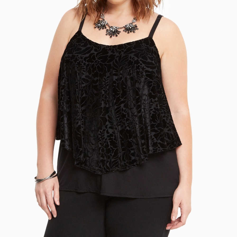 Velvet Double Layer Cami ** Size 2